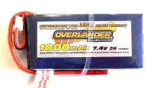 Overlander Sport Range 1000mAh 2S 7.4v 35C  Li-Po Battery