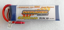 Overlander Super Sport 4250mAh 11.1v 3S 35C Li-Poly Battery