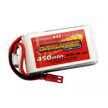Overlander Super Sport 450 45C 3S LiPo Battery
