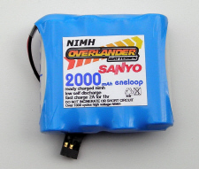 Sanyo Eneloop 2000mAhr AA 4v8 Flat Rx Battery