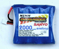 Sanyo Eneloop Spektrum 2000mAhr 4.8v Tx Battery - Spektrum DX7s & DX8