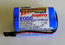 Sanyo Eneloop 2000mAhr AA 4v8 Square Rx Battery