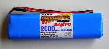 Sanyo Eneloop 2000mAhr AA Rx 4.8v - Configuration 9 (2 x 2)