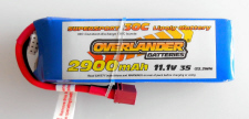 Overlander Sport Range 2900mAh 3S 11.1v 35C Li-Po Battery