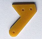 Small Bottom Mount Top Hinge Epoxy Glass Control Horn 8mm